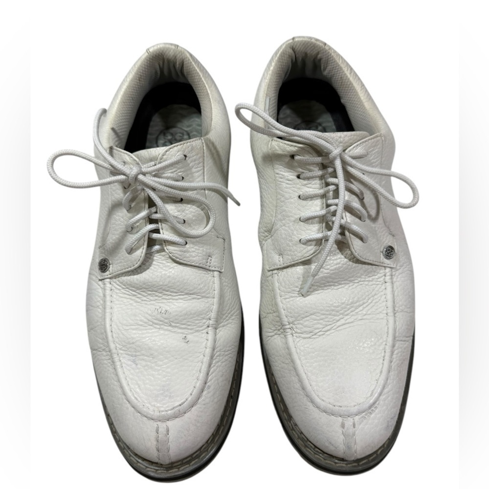G/Fore by Peter Millar Pintuck Gallivanter Pebbled Leather Golf Shoes 12
